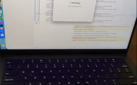 这个开源项目能让 Macbook 的开盖角度变得可视化