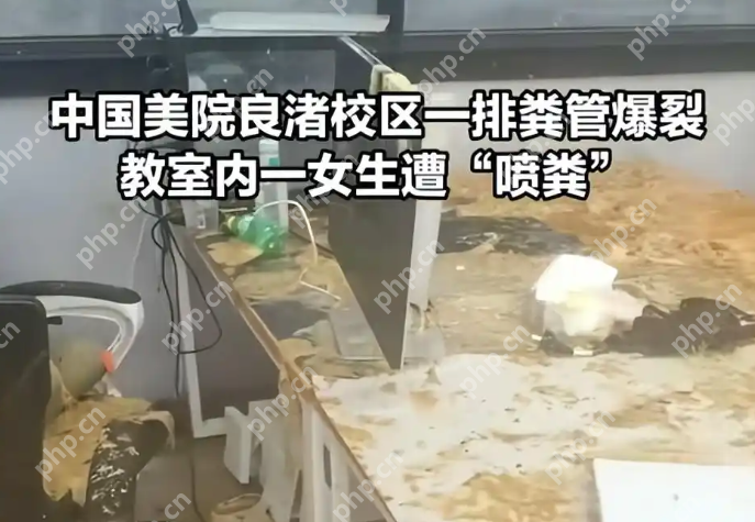 高校教室排粪管突然爆裂,学生崩溃大哭:成唯一臭宝了!