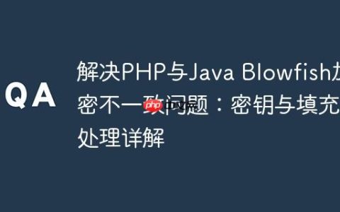 解决PHP与Java Blowfish加密不一致问题：密钥与填充处理详解