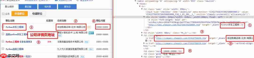 Python爬虫抓取智联招聘(基础版)