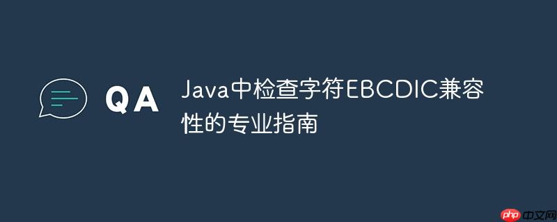 Java中检查字符EBCDIC兼容性的专业指南