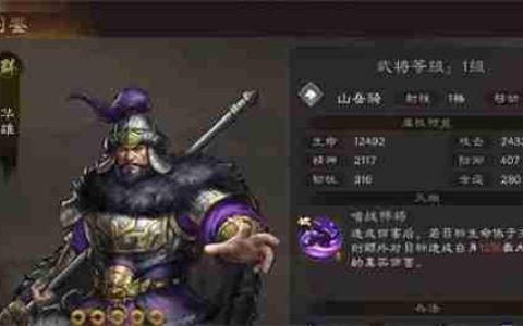 新三国志曹操传华雄玩法搭配分享
