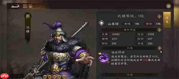 新三国志曹操传华雄玩法搭配分享