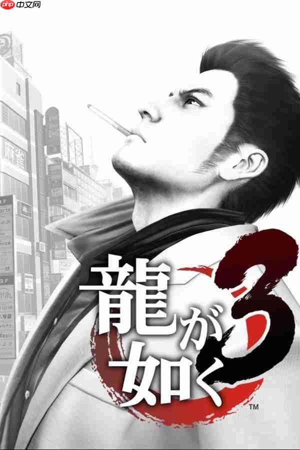 《如龙:极3》遭官方泄露!官网短暂出现消息分类