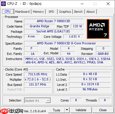 技嘉X870 AORUS Tachyon加持:锐龙7 9800X3D超频新世界纪录!突破7.3GHz大关
