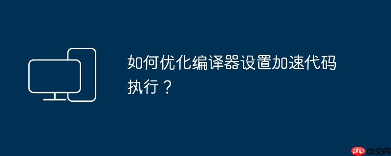 如何优化编译器设置加速代码执行?
