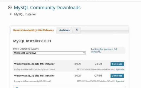 Win10 MySQL8.0数据库安装教程