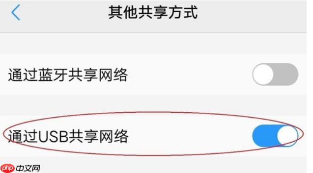 win10如何使用usb网络共享?win10usb网络共享的方法
