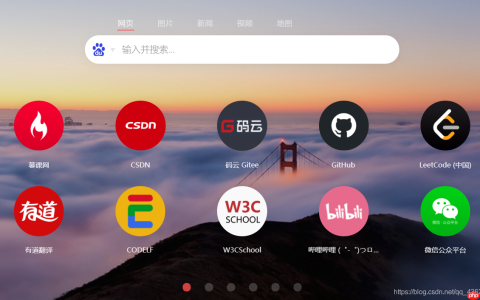 程序员的强迫症-便捷打开常用网站