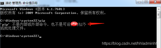 解决‘python‘ 、‘pip‘ 不是内部或外部命令,也不是可运行的程序 或批处理文件