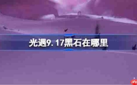 光遇9.17黑石在哪里-光遇9月17日黑石位置攻略