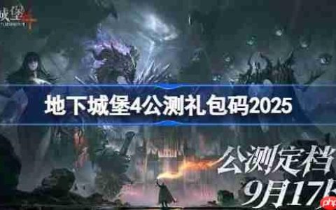 地下城堡4公测礼包码大全-地下城堡4公测兑换码最新2025