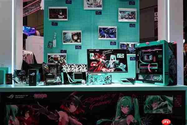 未来武装 满帧出击!rog夜神rtx5080 ro姬x初音未来版显卡开售