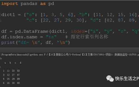 【项目实战】自监控-10-DataFrame索引操作（中篇）