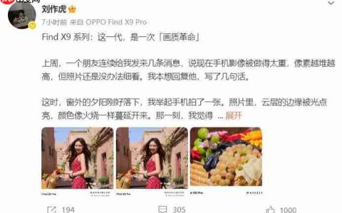 画质革命！OPPO Find X9 系列释出 2 亿像素样张