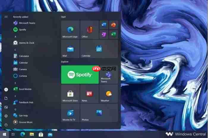 Win10太阳谷更新可能会引入浮动的开始菜单和其他UI变化