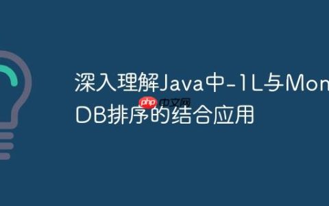 深入理解Java中-1L与MongoDB排序的结合应用