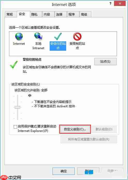 Win8系统IE浏览器如何开启activex控件？