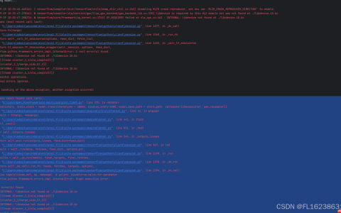 运行tensorflow报错InternalError: libdevice not found at ./libdevice.10.bc解决方法