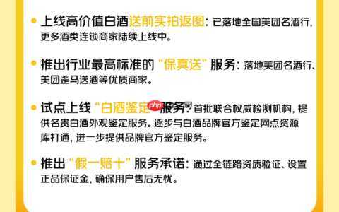即时零售行业首个！美团闪购携十大品牌上线白酒全链路保真体系