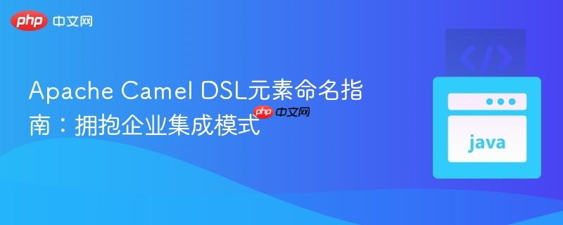 Apache Camel DSL元素命名指南：拥抱企业集成模式