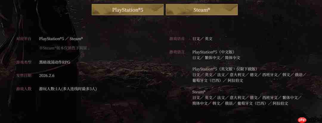 《仁王3》TGS 2025官方直播完整回放 五大看点解析