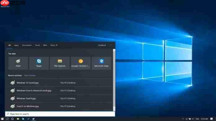 Win10搜索功能磁盘或CPU资源占用将大幅减少