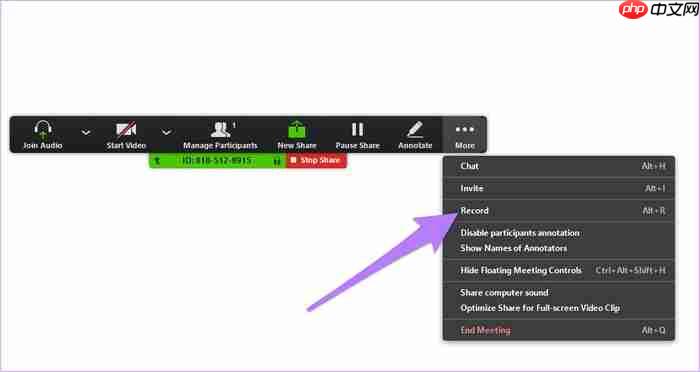 Win10系统和macOS系统如何使用缩放记录屏幕?