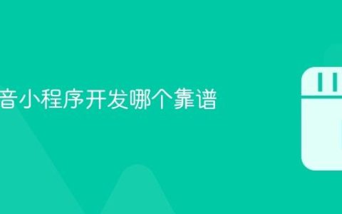 河南抖音小程序开发哪个靠谱
