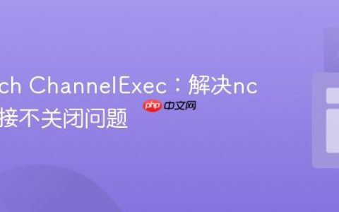 优化JSch ChannelExec：解决nc命令连接不关闭问题