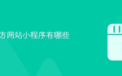 抖音官方网站小程序有哪些
