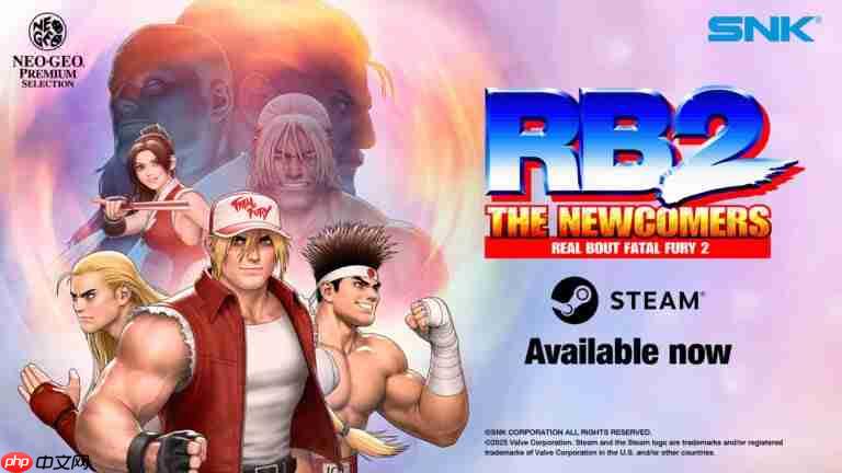 经典移植!《REAL BOUT 饿狼传说2 -THE NEW COMERS-》上线steam