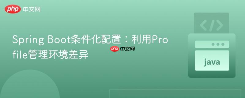 Spring Boot条件化配置:利用Profile管理环境差异