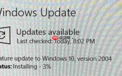微软推Windows10 May 2020部署部分用户可手动更新