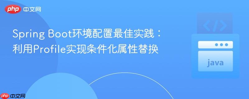 Spring Boot环境配置最佳实践:利用Profile实现条件化属性替换