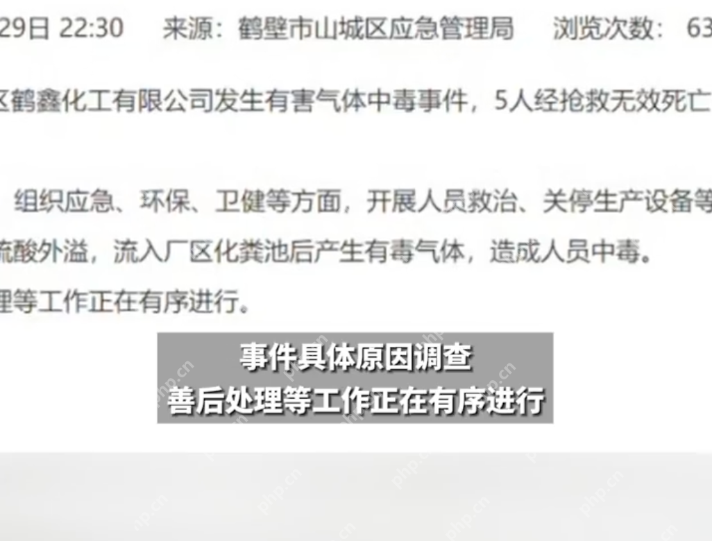 河南一公司5人有害气体中毒死亡是怎么回事?详情介绍 - 创想鸟