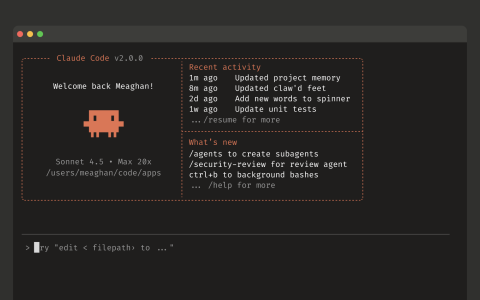 Claude Code 2.0.0 发布，新增原生 VS Code 扩展插件