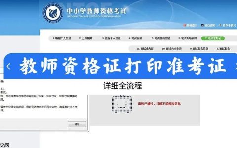 NTCE教资报名官网2025_中小学教师资格证报考登录