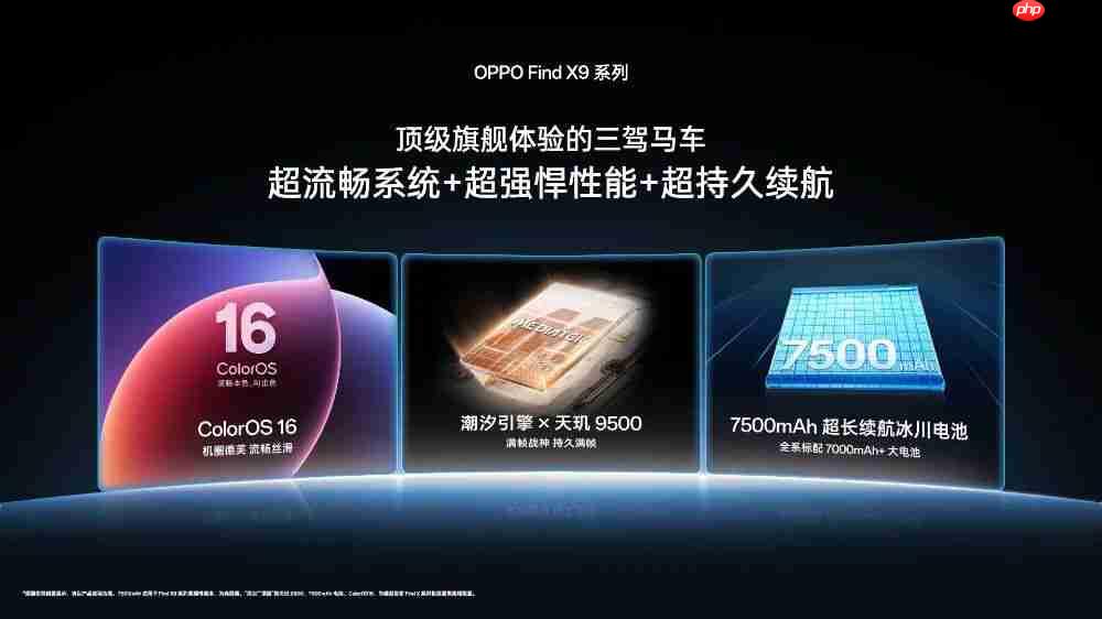 OPPO Find X9 系列外观公布,全新模组设计