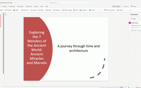 微软推出新版PowerPoint：剪切粘贴后评论随内容移动