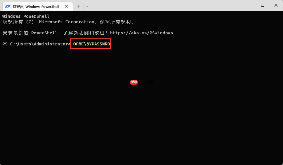 Win11首次开机跳过连接Wifi网络界面方法