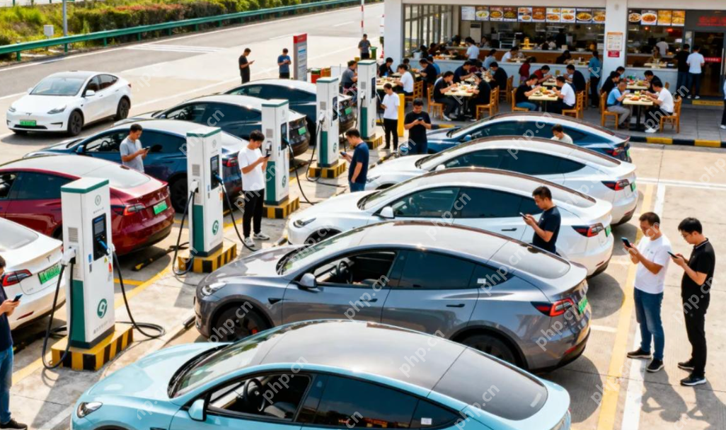 十一长假高速堵车 电车充电怎么办? - 创想鸟