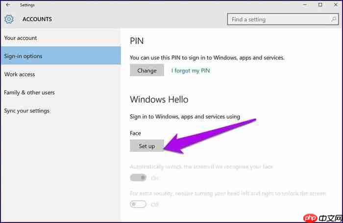 Win10系统设置Windows Hello的方法是什么?