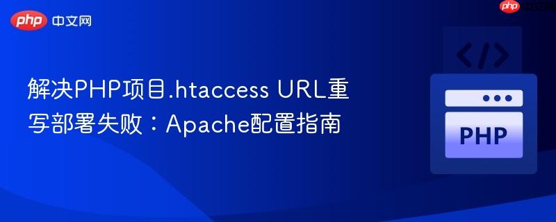 解决PHP项目.htaccess URL重写部署失败:Apache配置指南