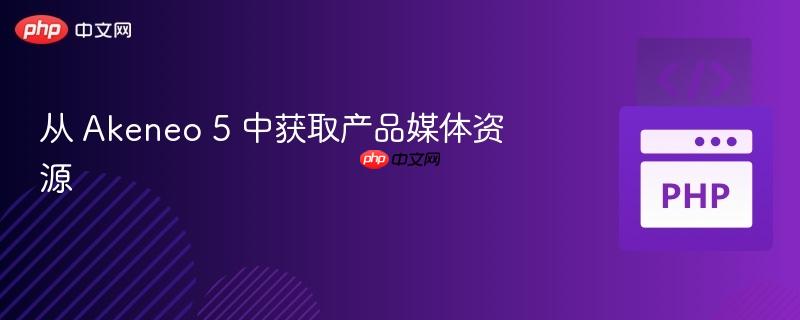 从 akeneo 5 中获取产品媒体资源