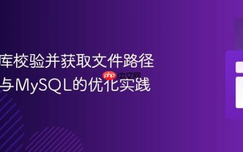 跨数据库校验并获取文件路径：PHP与MySQL的优化实践