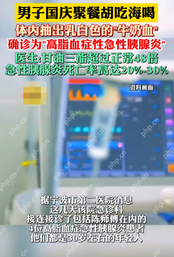 男子国庆聚餐狂吃致腹痛抽出牛奶血是怎么回事?详情介绍 - 创想鸟