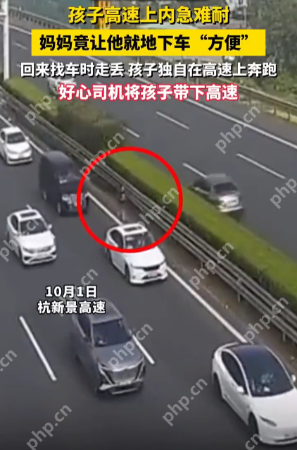 孩子高速上内急难耐妈妈竟让他就地下车