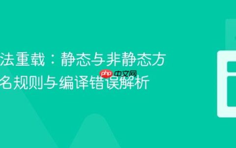Java方法重载：静态与非静态方法的同名规则与编译错误解析