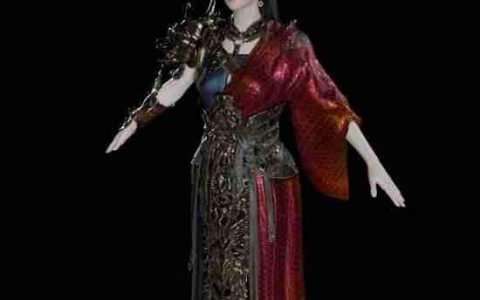 3D大神晒《黑神话：悟空》亢金星君模型！期待新作品！